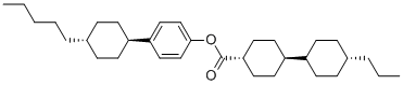 Structure of TRANS,TRANS-4-(TRANS-4-PENTYLCYCLOHEXYL)-PHENYL 4-PROPYLBICYCLOHEXYL-4-CARBOXYLATE