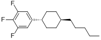 1,2,3-三氟-5-(反式-4-戊基环己基)苯结构式