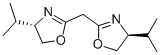 二[(4S)-(1-甲基乙基)-2-噁唑啉基]甲烷结构式