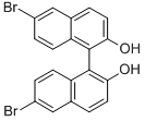 Structure of (S)-(+)-6,6-DIBROMO-1,1-BI-2-NAPHTHOL