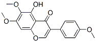Structure of 3-(4-Methoxyphenyl)-5-hydroxy-6,7-dimethoxy-4H-1-benzopyran-4-one