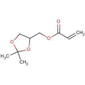 Structure of 2-Propenoic acid, (2,2-dimethyl-1,3-dioxolan-4-yl)methyl ester