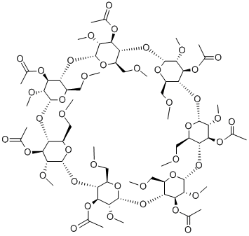 Structure of HEPTAKIS(3-O-ACETYL-2 6-DI-O-METHYL)-
