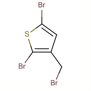 Structure of Thiophene, 2,5-dibromo-3-(bromomethyl)-