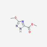 methyl 5-methoxy-1H-1,2,4-triazole-3-carboxylate结构式
