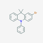 2-Bromo-9,10-dihydro-9,9-dimethyl-10-phenylacridine结构式