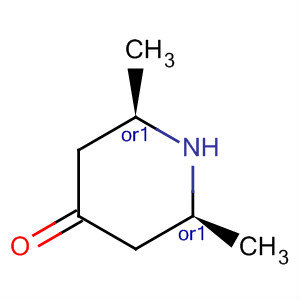 Structure of 4-Piperidinone, 2,6-dimethyl-, cis-
