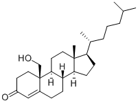 Structure of 19-HYDROXYCHOLESTENONE