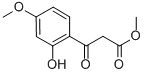 Structure of 3-(2-HYDROXY-4-METHOXY-PHENYL)-3-OXO-PROPIONIC ACID METHYL ESTER
