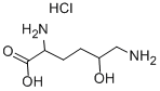 Structure of 5-HYDROXY-DL-LYSINE HYDROCHLORIDE