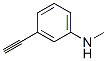 Structure of BENZENAMINE, 3-ETHYNYL-N-METHYL-