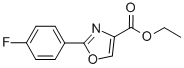 2-(4-氟苯基)-噁唑-4-羧酸乙酯结构式