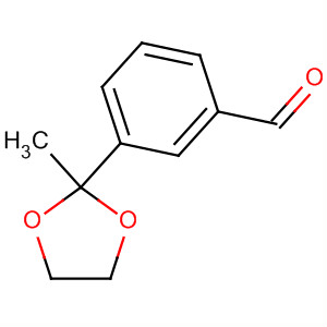 Structure of Benzaldehyde, 3-(2-methyl-1,3-dioxolan-2-yl)-