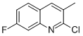 Structure of 2-CHLORO-7-FLUORO-3-METHYLQUINOLINE