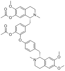 Structure of O,O-bisacetyldaurisoline