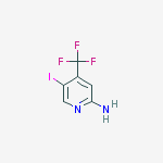 Structure of 5-iodo-4-(trifluoromethyl)pyridin-2-amine