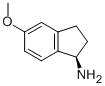 (R)-5-METHOXY-2,3-DIHYDRO-1H-INDEN-1-AMINE结构式