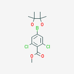 Structure of Methyl 2,6-dichloro-4-(4,4,5,5-tetramethyl-1,3,2-dioxaborolan-2-yl)benzoate
