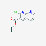 Structure of Ethyl 2-chloro-1,8-naphthyridine-3-carboxylate