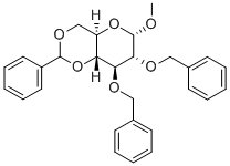 Structure of Methyl-4,6-di-O-benzylidene-2,3-di-O-benzyl-α-D-glucopyranoside