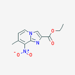 Ethyl 7-Methyl-8-nitroimidazo[1,2-a]pyridine-2-carboxylate结构式