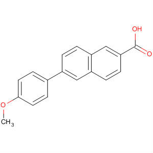 2-Naphthalenecarboxylic acid, 6-(4-methoxyphenyl)-结构式
