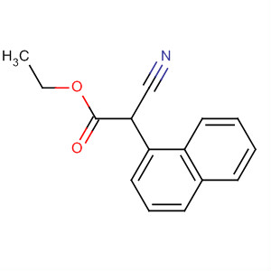 Structure of 1-Naphthaleneacetic acid, a-cyano-, ethyl ester