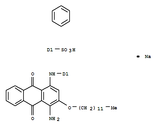 Structure of Acid Violet  51