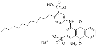 Structure of Acid Blue 138