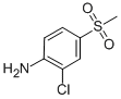 Structure of 2-CHLORO-4-(METHYLSULFONYL)ANILINE
