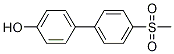 Structure of [1,1'-Biphenyl]-4-ol, 4'-(methylsulfonyl)-