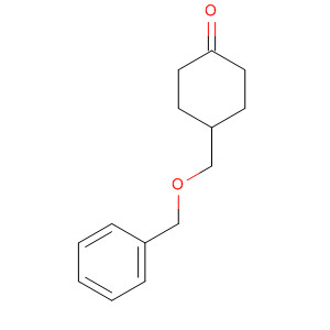 Structure of Cyclohexanone, 4-[(phenylmethoxy)methyl]-