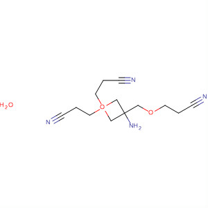 Structure of Propanenitrile,3,3'-[[2-amino-2-[(2-cyanoethoxy)methyl]-1,3-propanediyl]bis(oxy)]bis-