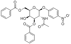 Structure of 4-Nitrophenyl2-acetamido-2-deoxy-3,6-di-O-benzoyl-b-D-galactopyranoside
