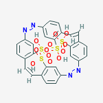 Structure of Benzenesulfonic acid, 2-methyl-5-nitro-, alk. cond. products, reduced