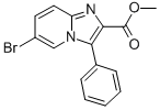 6-溴-3-苯基咪唑并[1,2-A]吡啶-2-羧酸甲酯结构式
