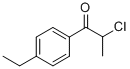 Structure of 1-Propanone,2-chloro-1-(4-ethylphenyl)-