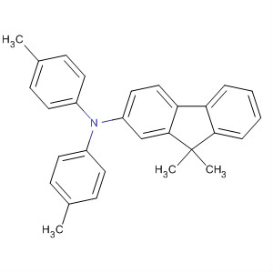 Structure of 9H-Fluoren-2-amine, 9,9-dimethyl-N,N-bis(4-methylphenyl)-