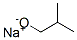 Structure of sodium 2-methylpropanolate