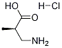 Chemical structure of (R)-3-AMino-2-Methylpropanoic acid-HCl