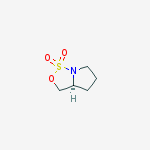 Structure of (S) 4,5,6-Tetrahydro-3H-pyrrolo[1,2-c]oxathiazole 1,1-dioxide