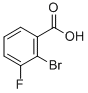 2-溴-3-氟苯甲酸结构式