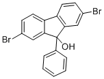 Structure of 2,7-Dibromo-9-phenyl-9H-fluoren-9-ol