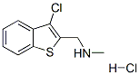 Structure of N-[(3-CHLORO-1-BENZOTHIEN-2-YL)-METHYL]-N-METHYLAMINE HYDROCHLORIDE