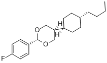 Structure of TRANS-2-(4-FLUOROPHENYL)-5-(TRANS-4-N-BUTYLCYCLOHEXYL)-1,3-DIOXANE