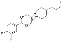 Structure of TRANS-2-(3,4-DIFLUOROPHENYL)-5-(TRANS-4-N-BUTYLCYCLOHEXYL)-1,3-DIOXANE
