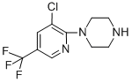 Structure of 1-[3-CHLORO-5-(TRIFLUOROMETHYL)PYRID-2-YL]PIPERAZINE