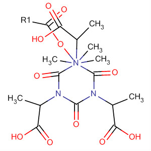 Structure of 1,3,5-Triazine-1,3,5(2H,4H,6H)-tripropanoic acid, 2,4,6-trioxo-,trimethyl ester