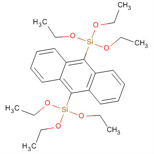 Structure of Silane, 9,10-anthracenediylbis[triethoxy-