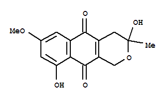 Structure of 5-deoxyfusarubin
